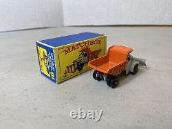 Matchbox Lesney vintage toy car box Scammell Mountaineer Snow plough No. 16 40B35