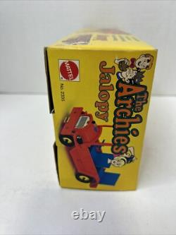Mattel 1977 The Archies Jalopy Toy Car Unused In Box Mib Vintage Nos #3 Z5