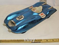 Mattel Bonneville Salt Flats Special Car Tin Friction Toy In Blue