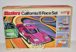 Mattel Hot Wheels REDLINE SIZZLERS California 8 Race Set 1969 extra cars