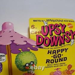 Mattel Upsy Downsy Dolls'Happy Go Round' Lot near complete With Bonus Car withbox