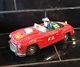 Mercedes Car Fire Department Chief Vintage Japanese Tin Toy Battery RARE