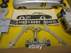 Mercedes Gulwing 300sl Race Car By Dux Wing Up Mint In Original Box Germany