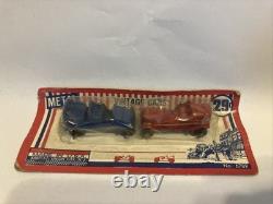 Metallus Vintage Toy Cars Set Blue and Red