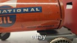 Mettoy Tinplate Windup International Oil Lorry Truck Tanker Works
