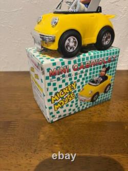 Mini Cabriolet Mickey Mouse Masudaya Toy Car WithBOX Out of Production valuables