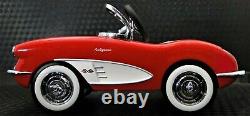 Mini Pedal Car Chevrolet Chevy Corvette Race Too Small For Child To Ride On