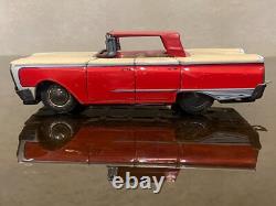 Modern Toys Japan FORD GALAXIE 1960 Car & HOUSE TRAILER Friction Tin Toy 1960's