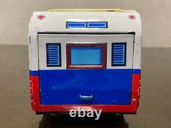 Modern Toys Japan FORD GALAXIE 1960 Car & HOUSE TRAILER Friction Tin Toy 1960's