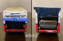 Modern Toys Japan FORD GALAXIE 1960 Car & HOUSE TRAILER Friction Tin Toy 1960's