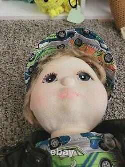 My Child Doll 1985 USA Boy Medium Blonde Hair Blue Eyes Mattel Christmas