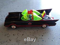 N/r Excellent To Near Mint Asc Black Batmobile Car Battery Operated. Works
