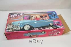 NEW IN BOX Vintage 1989 Barbie'57 Chevy 1957 Chevrolet Blue Toy Car Mattel 3561