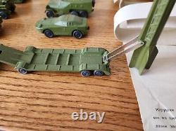NEW Vintage Soviet Military Cars. Full Set. 1/43. Russia/Ussr toys. Scale model