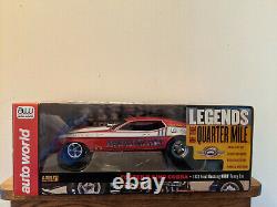 (NIB) AW Die-cast 118 Legends of the Quarter Mile 1972 Ford Mustang NHRA