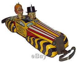 NICE Tin Charlie McCarthy & Mortimer Snerd Private Car - WORLDWIDE SHIPPING