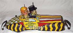 NICE Tin Charlie McCarthy & Mortimer Snerd Private Car - WORLDWIDE SHIPPING