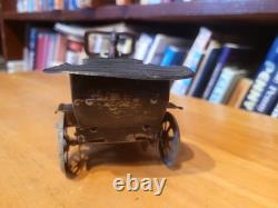 NICE VINTAGE 1910'S TIN LITHO WIND UP TOURING CAR with DRIVER