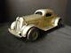 NICE Vintage 1936 WOLVERINE MYSTERY CAR Pressed Tin Steel Push windup Art Deco