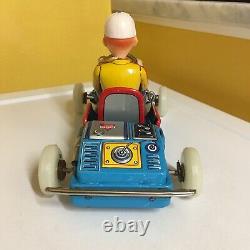 NOMURA TIN, LITE-O-WHEEL BATTERY POWERED GO KART 100% OPERATIONAL WithBOX