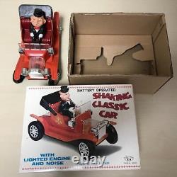 NOMURA TOY Vintage Electric Tin Toy Car SHAKING CLASSIC CAR Showa Retro