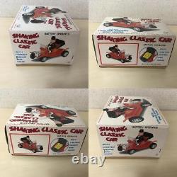 NOMURA TOY Vintage Electric Tin Toy Car SHAKING CLASSIC CAR Showa Retro