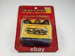 NOS Vtg Lesney Matchbox Yesteryear 1911 Daimler No Y13 Fred Bronner Blister Pack