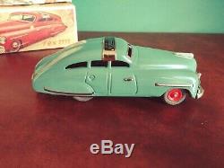 Near Mint 1950's US Zone Schuco FEX 1111 Tin Wind-up Hellraiser Car with Or. Box