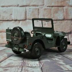 New 112 Scale 1940 Jeep Willys MB Diecast Alloy Model Cars vintage Toy By WELL