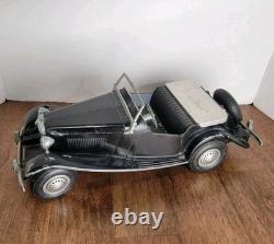 Nice Vintage 1950's Doepke Model Toys MG MT Roadster Black Complete