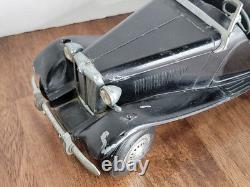 Nice Vintage 1950's Doepke Model Toys MG MT Roadster Black Complete