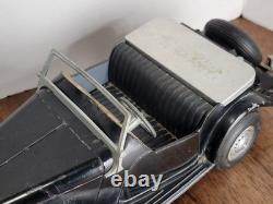 Nice Vintage 1950's Doepke Model Toys MG MT Roadster Black Complete