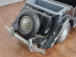 Nice Vintage 1950's Doepke Model Toys MG MT Roadster Black Complete