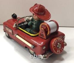 Nomura Toy FIRE CHIEF MYSTERY CAR Showa Retro Figure Tin Vintage