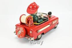 Nomura Toy FIRE CHIEF MYSTERY CAR Showa Retro Figure Tin Vintage Antique
