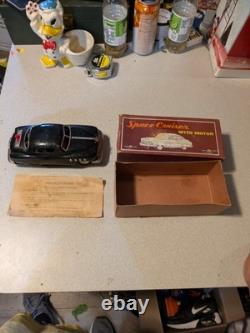 Nomura Toy Tin Toy Car Black Space Cruiser WithMotor