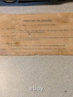 Nomura Toy Tin Toy Car Black Space Cruiser WithMotor