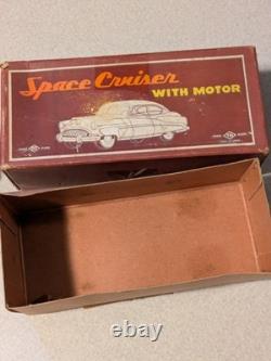 Nomura Toy Tin Toy Car Black Space Cruiser WithMotor