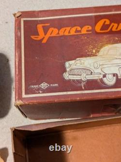 Nomura Toy Tin Toy Car Black Space Cruiser WithMotor