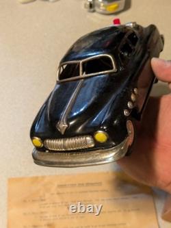 Nomura Toy Tin Toy Car Black Space Cruiser WithMotor