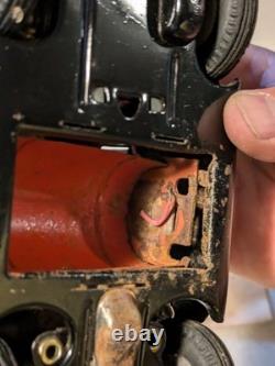 Nomura Toy Tin Toy Car Black Space Cruiser WithMotor