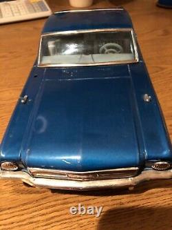Normura Toy Vintage Ford Mustang Tin Car Large Size