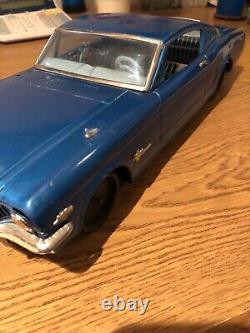 Normura Toy Vintage Ford Mustang Tin Car Large Size