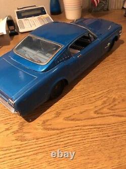 Normura Toy Vintage Ford Mustang Tin Car Large Size