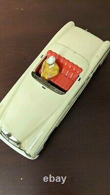 ORIGINAL Huki 1960s MERCEDES 220 SE Cabriolet Tin Litho Friction Car in Box RARE