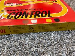 Ohio Art Mechanical Traffic Control Tin Wind up Car Set Game With VTG Box-#611