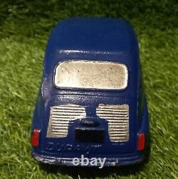 Old Duravit Fiat 600 toy car, hard rubber vulcanized Argentina