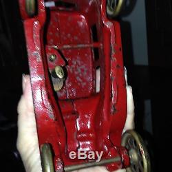 Old Iron Red Car