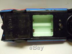 Old LG Japan ASC Tin Battery Op. Batmobile Car in Box. A++. Works