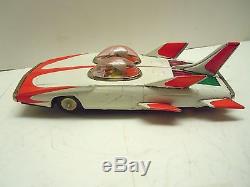 Old LG Japan Alps 1960's Tin Battery Op. Fire Bird lll Car in Box. A++. Works